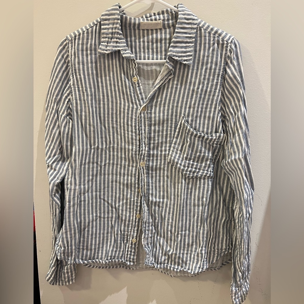 CP SHADES striped flannel shirt